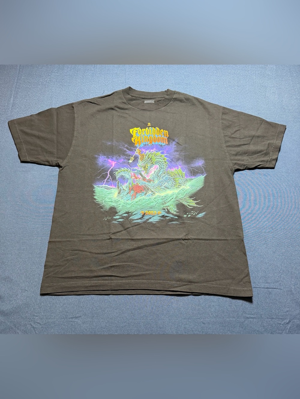 100% Cotton Size L NWOT Insomniac Forbidden Kingdom 2023 Festival Tee